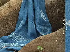 आबशार . Aabshaar ☘ Vegetable Color Chanderi Dupatta { 1 }
